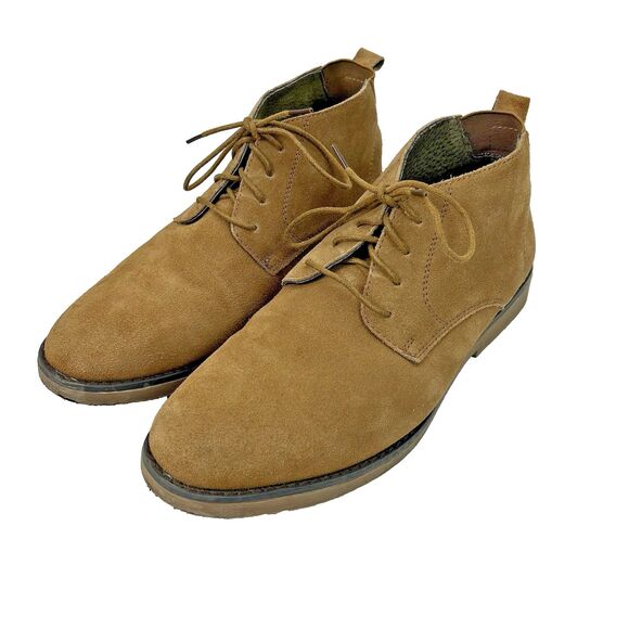 Bruno Marc Other - Bruno Marc Shoes Men's 9.5 Suede Lace Up Oxfords Chukka Ankle Boots Camel Office